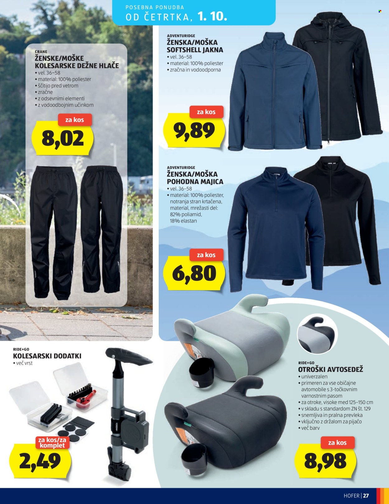 Hofer katalog - 23.9.2026 - 1.10.2026. Stran 27