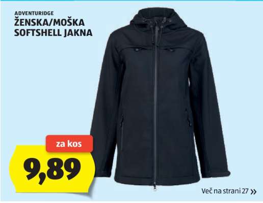 ADVENTURIDGE ŽENSKA/MOŠKA SOFTSHELL JAKNA