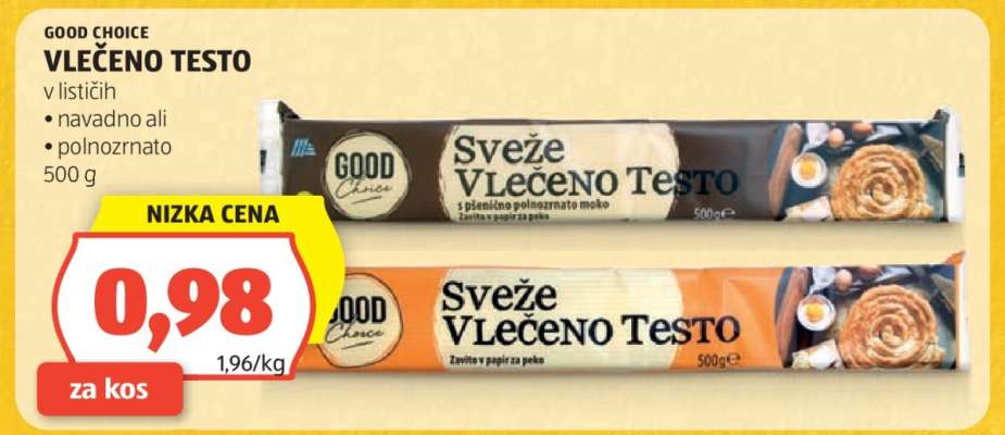GOOD CHOICE VLEČENO TESTO