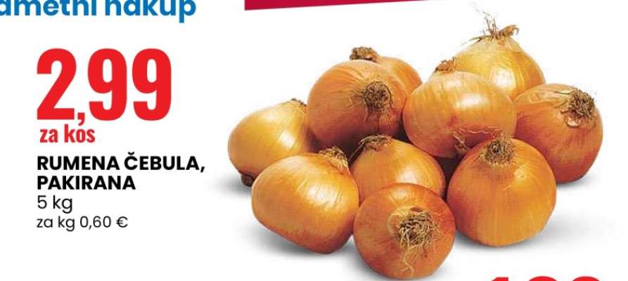 RUMENA ČEBULA, PAKIRANA