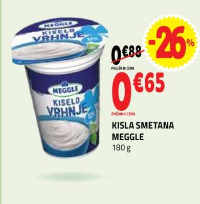 KISLA SMETANA MEGGLE