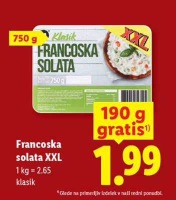 Francoska solata XXL