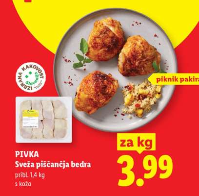 PIVKA Sveža piščančja bedra