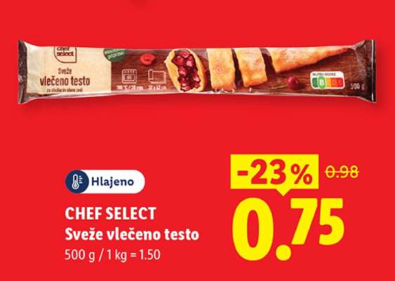 Chef Select Sveže vlečeno testo