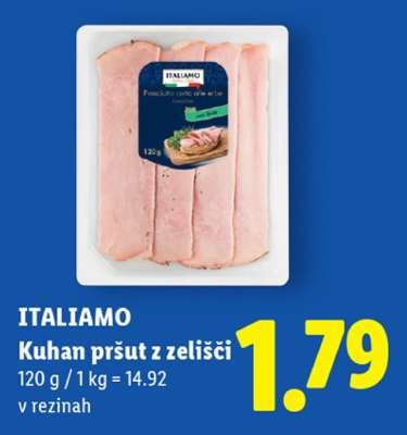 ITALIAMO Kuhan pršut z zelišči