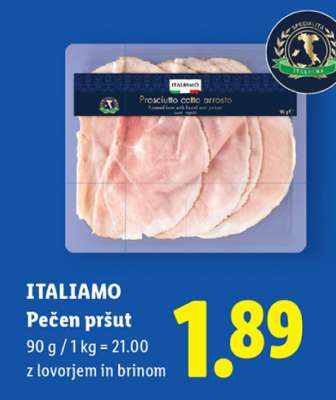 ITALIAMO Pečen pršut