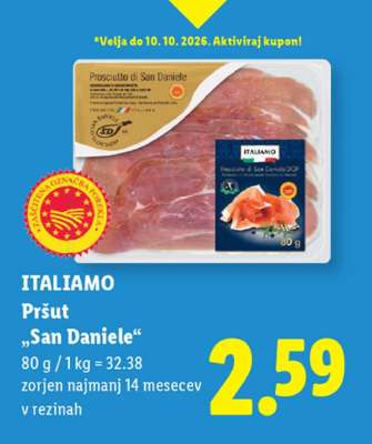 ITALIAMO Pršut „San Daniele“