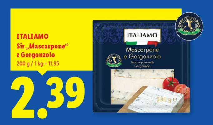 ITALIAMO Sir „Mascarpone“ z Gorgonzolo