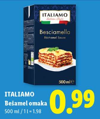 ITALIAMO Bešamel omaka