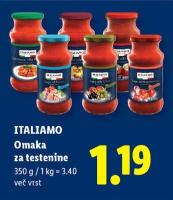 ITALIAMO Omaka za testenine