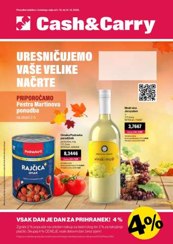 Mercator Cash & Carry katalog - 1.10.2026 - 31.10.2026.