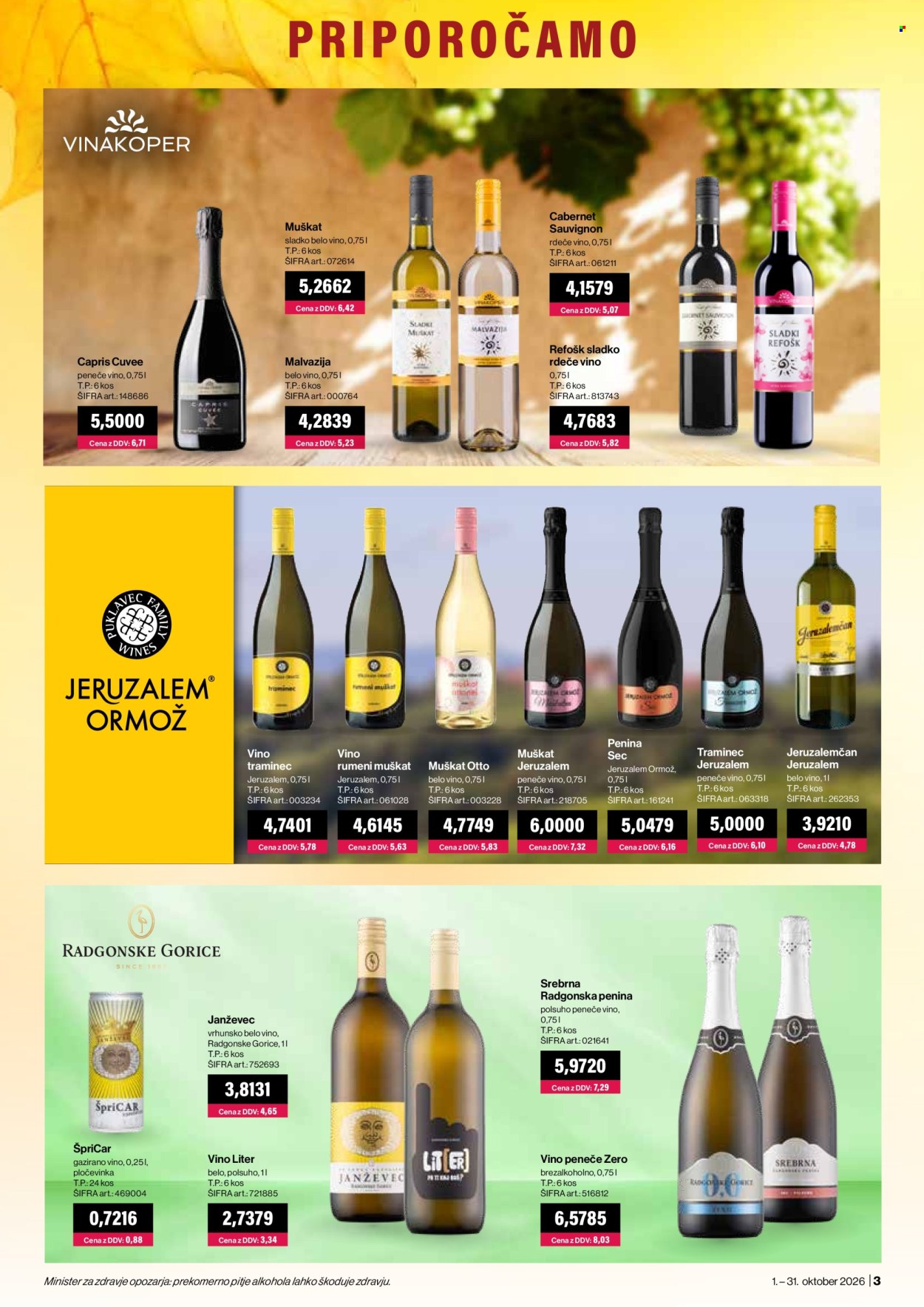 Mercator Cash & Carry katalog - 1.10.2026 - 31.10.2026. Stran 3