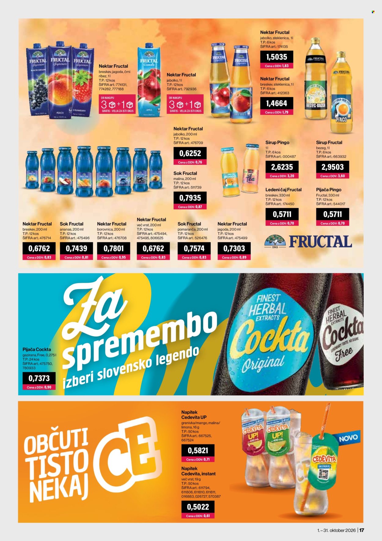 Mercator Cash & Carry katalog - 1.10.2026 - 31.10.2026. Stran 17