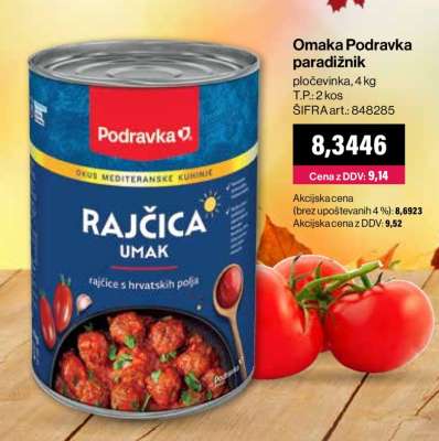 Omaka Podravka, paradižnik