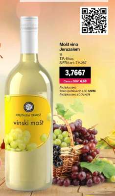 Mošt vino Jeruzalem