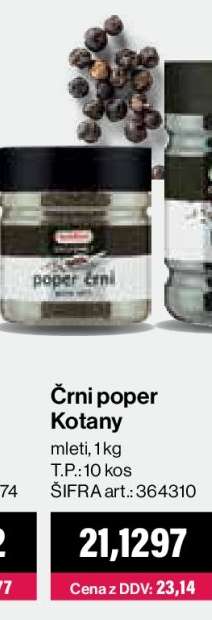 Črni poper Kotany