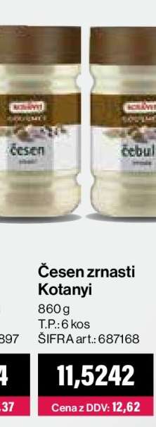 Česen zrnasti Kotanyi