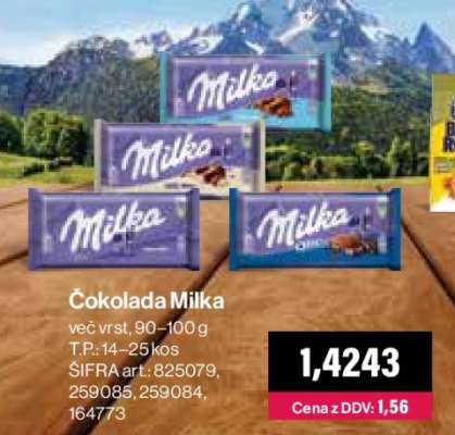 ČOKOLADA MILKA