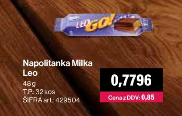 Napolitanka Milka Leo