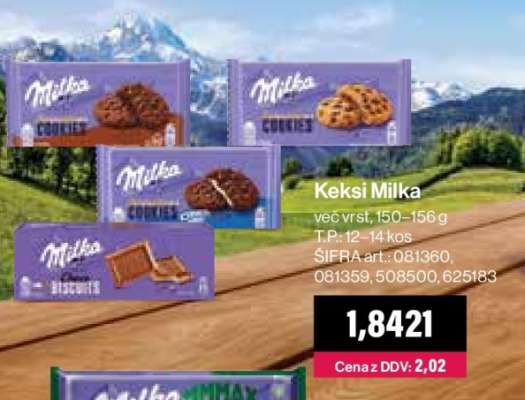 Keksi Milka