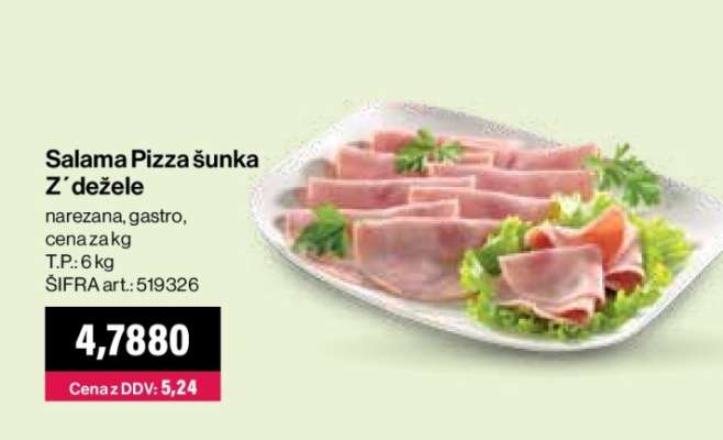 Salama Pizza šunka Z´dežele
