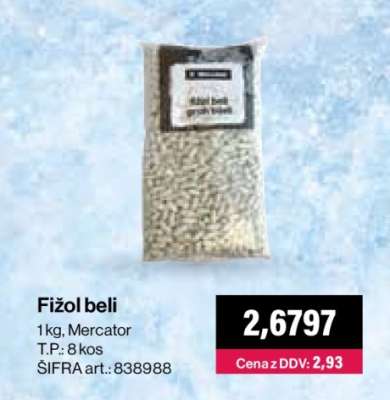 Fižol beli
