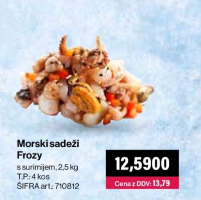 Morski sadeži Frozy