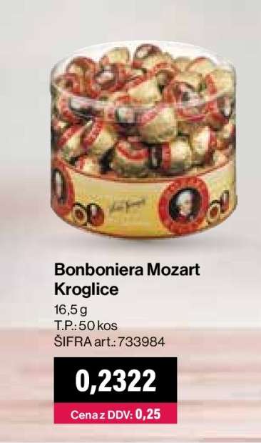Bonboniera Mozart kroglice