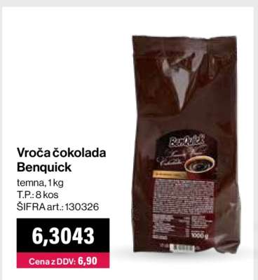 Vroča čokolada Benquick
