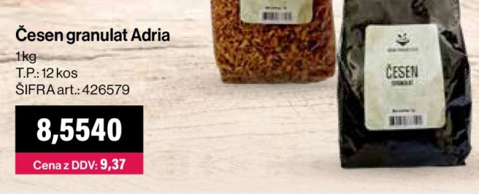 Česen granulat Adria