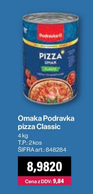 Omaka Podravka pizza Classic