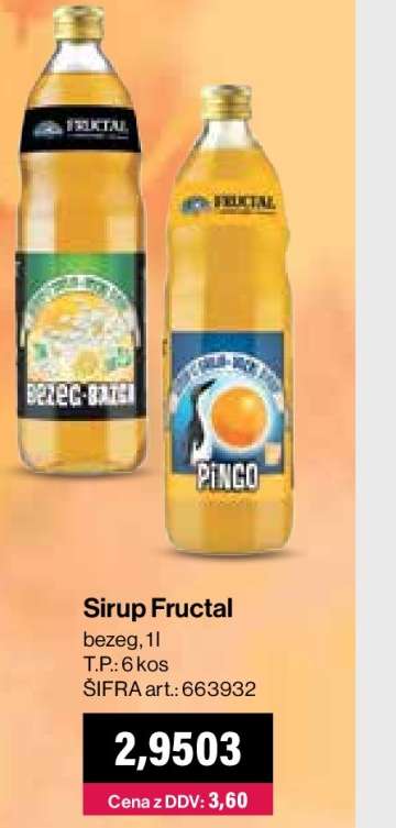 SIRUP FRUCTAL