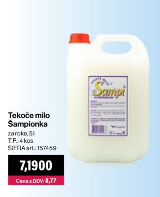 Tekoče milo Šampionka