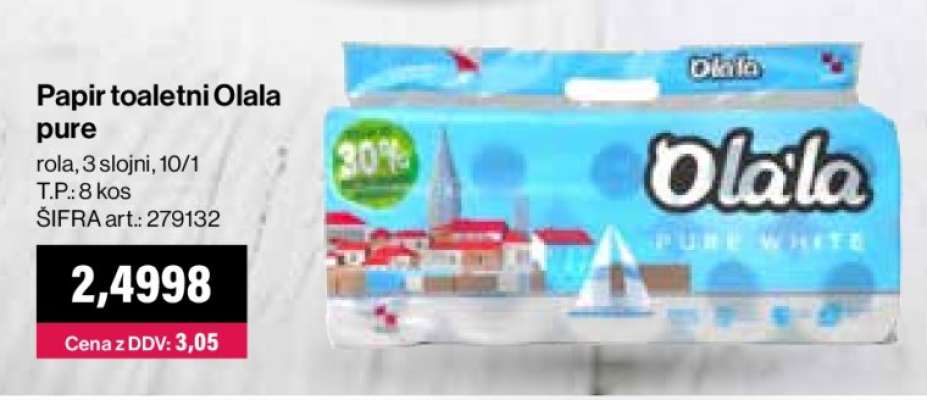 Papir toaletni Olala pure