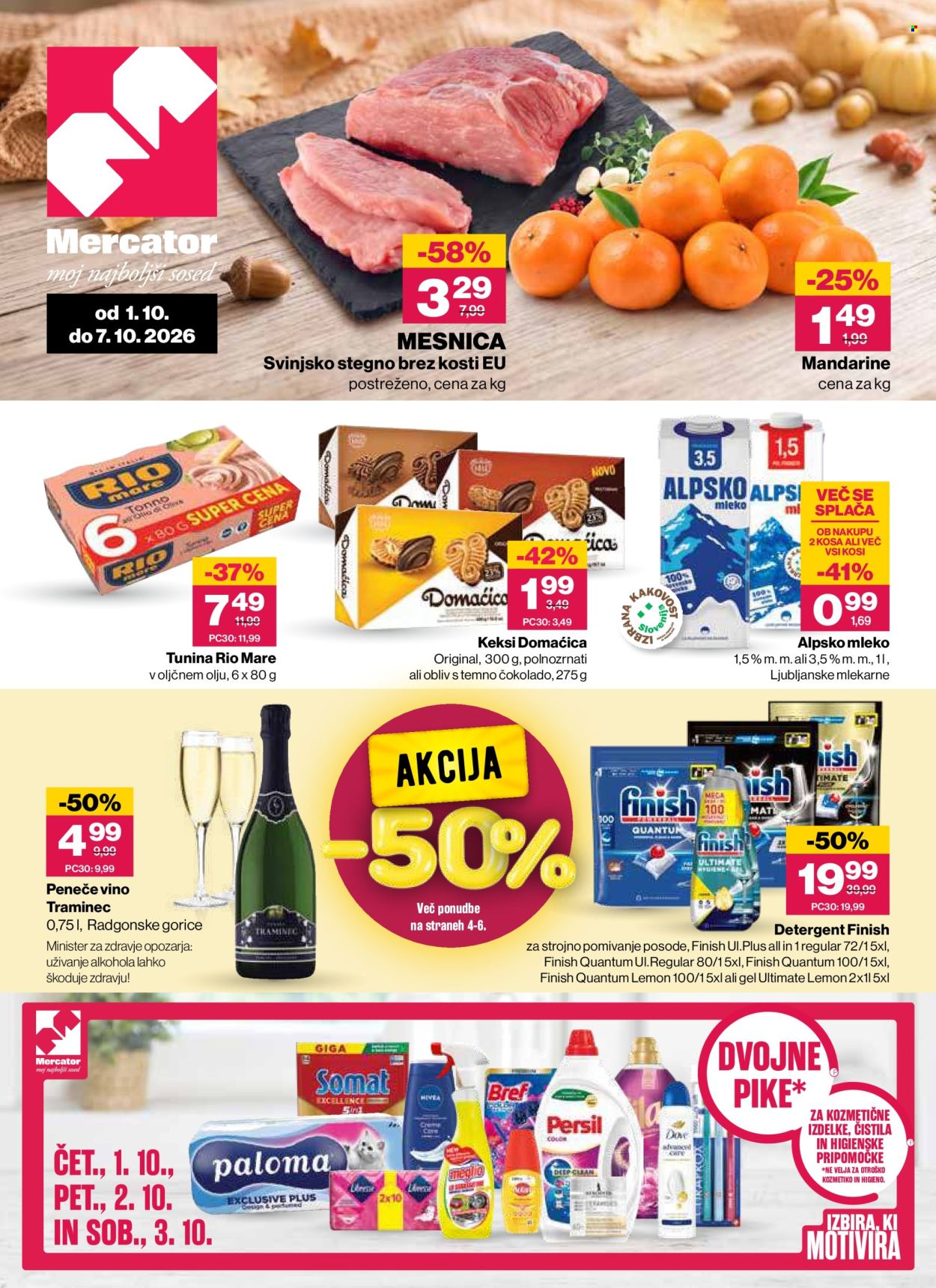 Mercator katalog - 1.10.2026 - 7.10.2026. Stran 1
