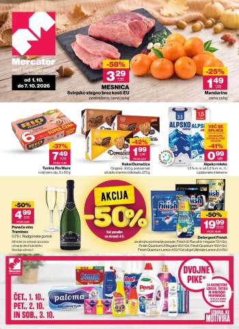 Mercator katalog - 1.10.2026 - 7.10.2026.