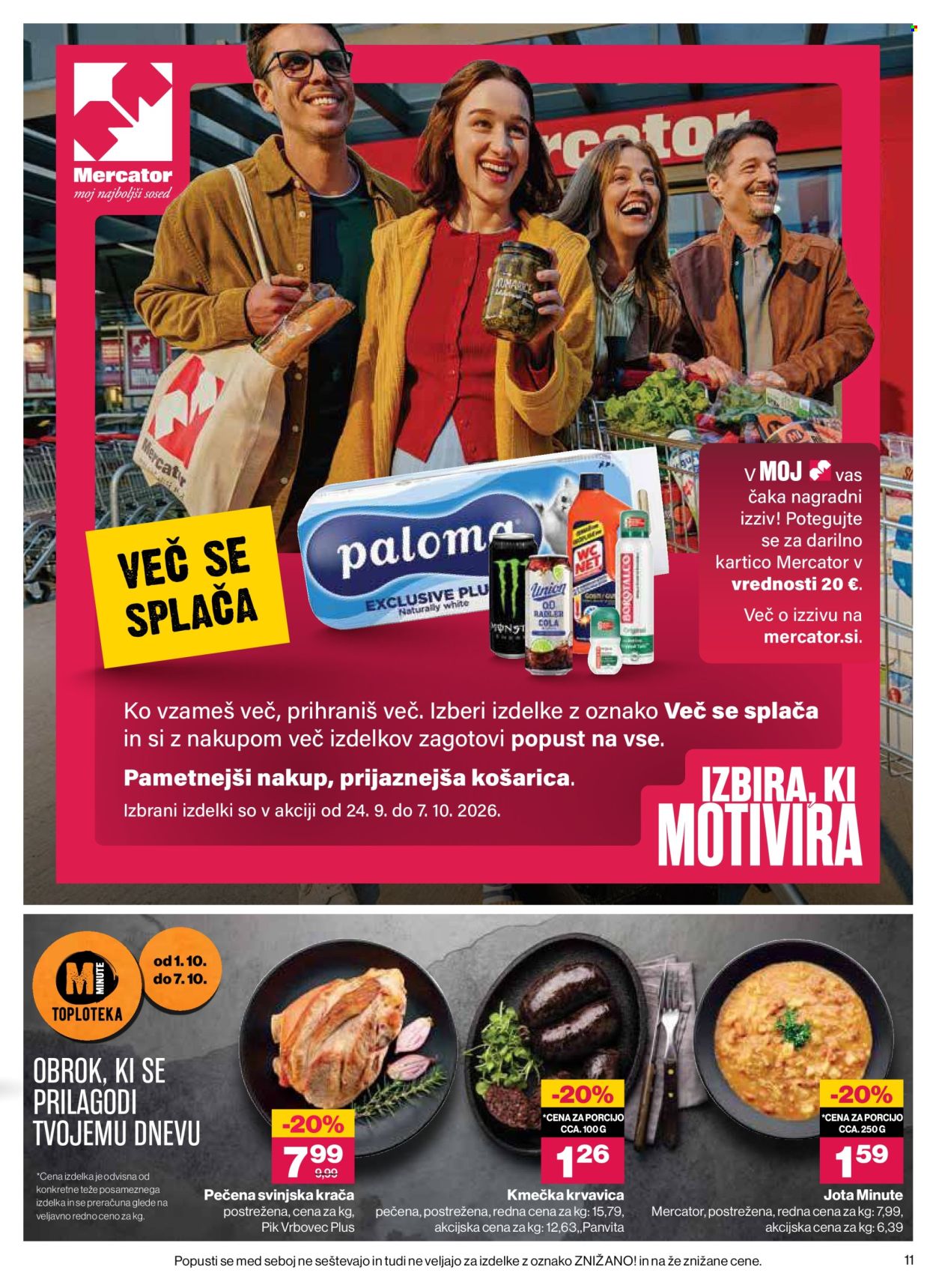 Mercator katalog - 1.10.2026 - 7.10.2026. Stran 11