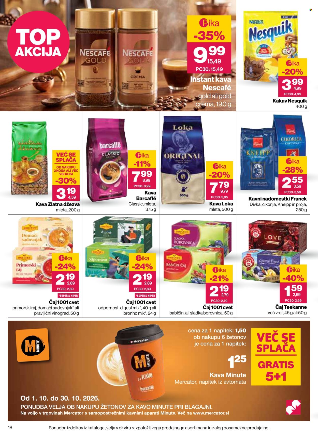 Mercator katalog - 1.10.2026 - 7.10.2026. Stran 18