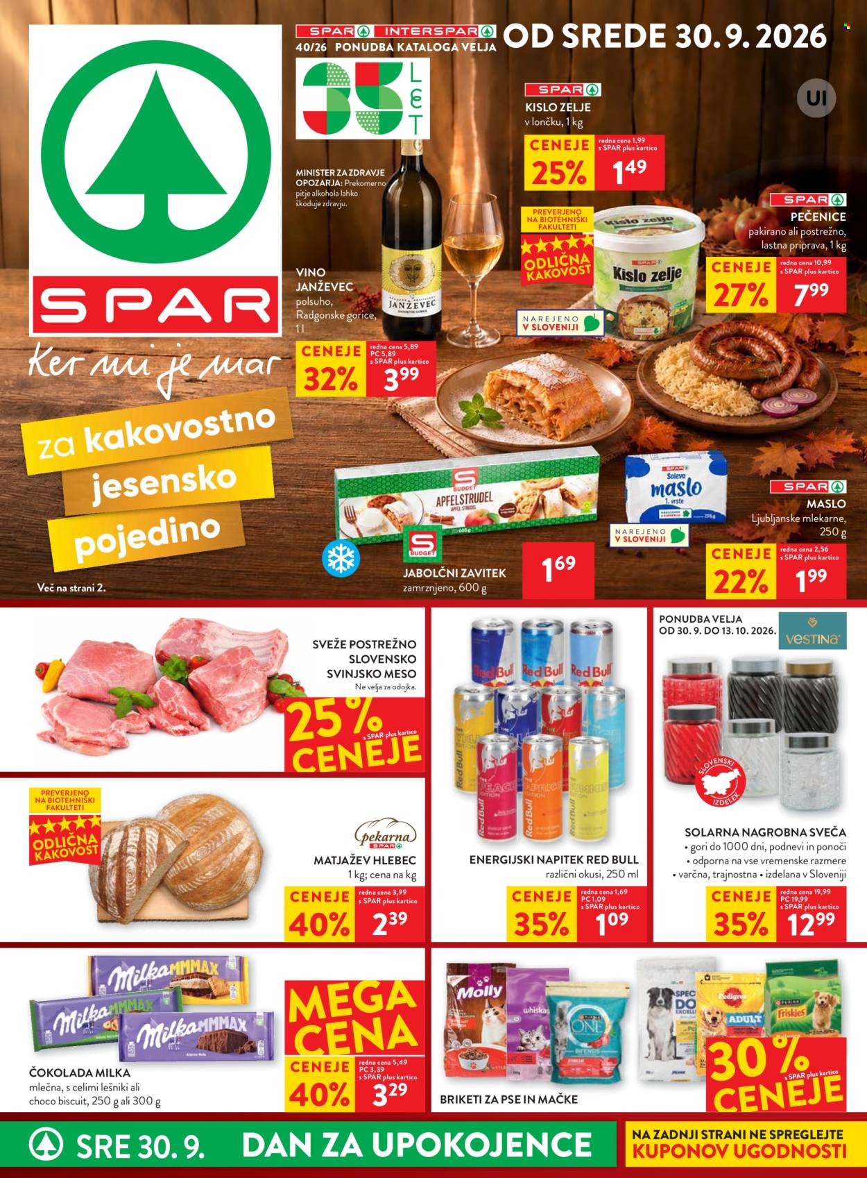 SPAR katalog - 30.9.2026 - 13.10.2026. Stran 1
