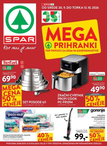 SPAR katalog - 30.9.2026 - 13.10.2026.