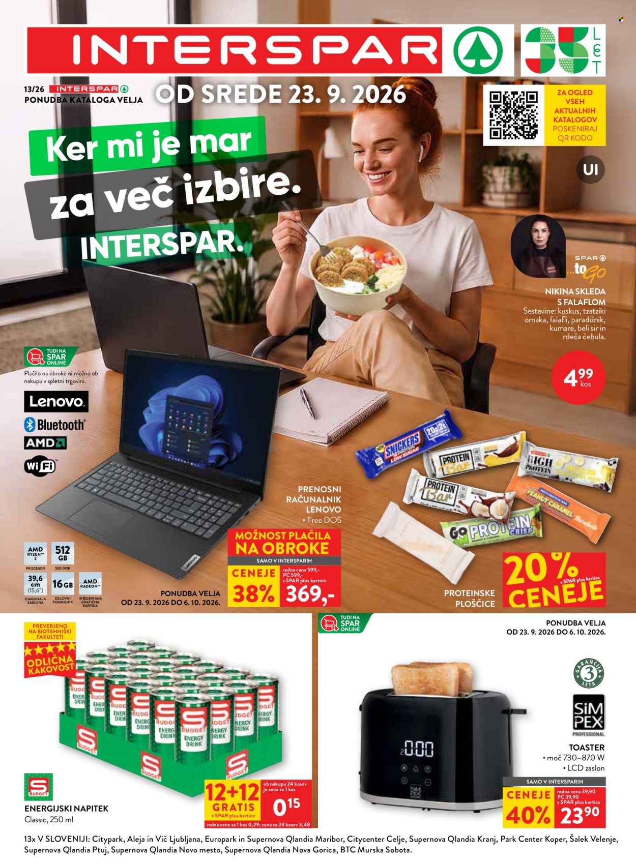 INTERSPAR katalog - 23.9.2026 - 6.10.2026. Stran 1