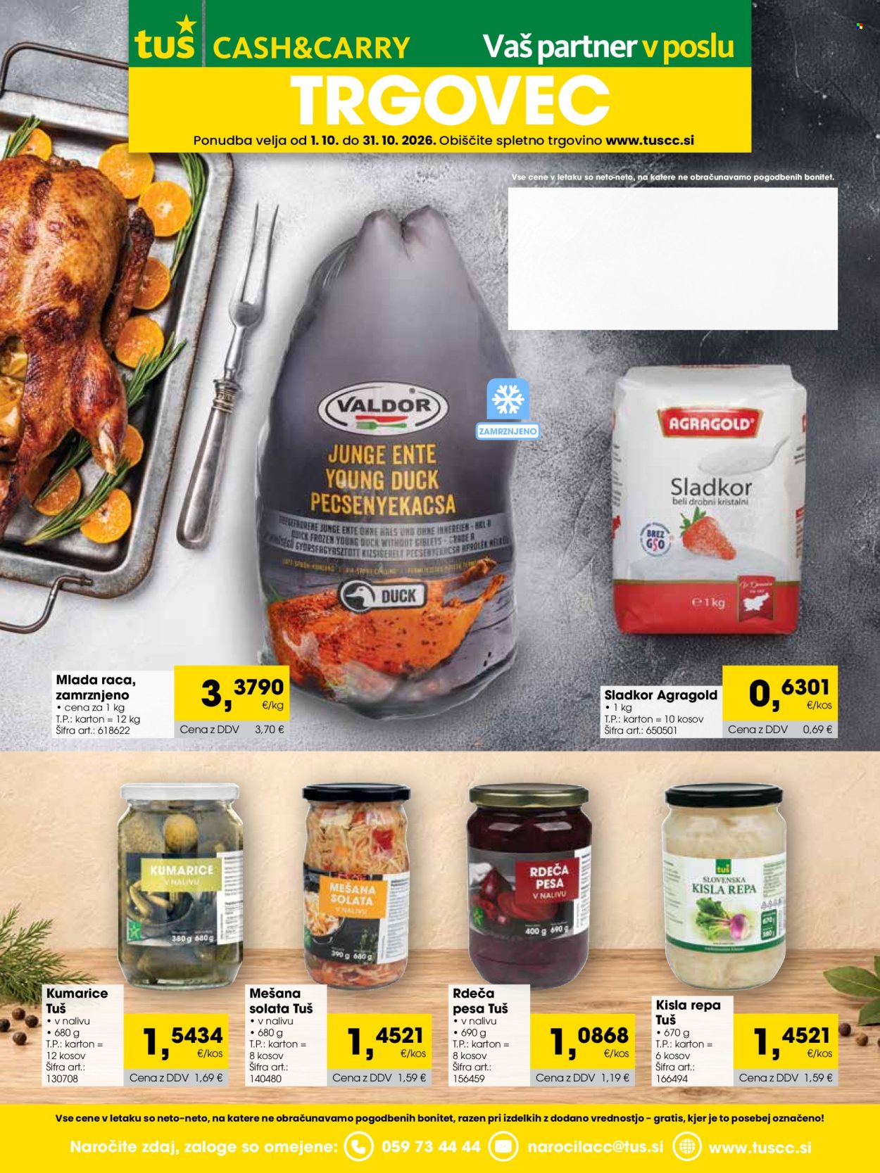 Tuš Cash & Carry katalog - 1.10.2026 - 31.10.2026. Stran 1