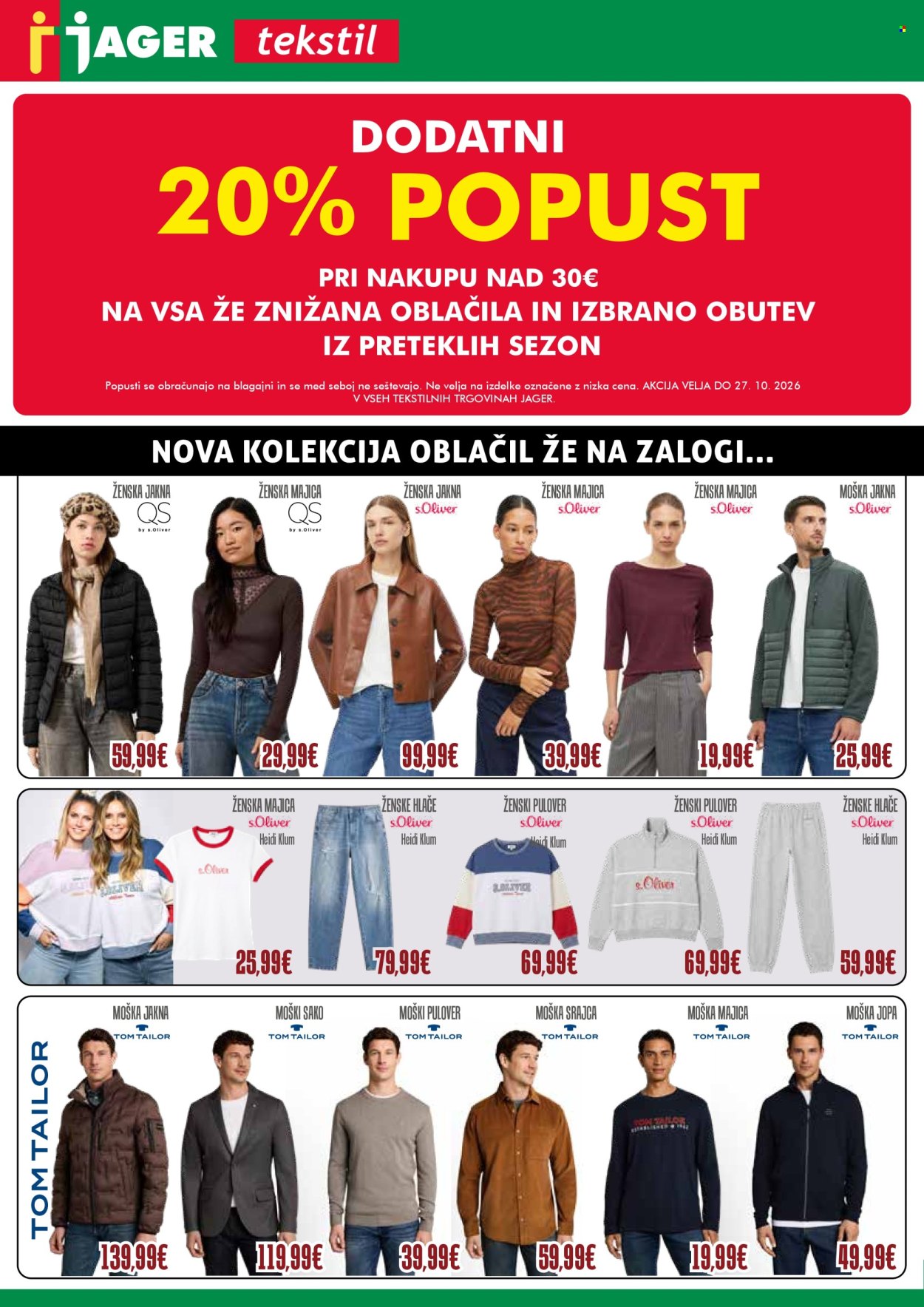 JAGER katalog - 30.9.2026 - 6.10.2026. Stran 1