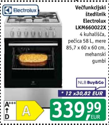 Večfunkcijski štedilnik Electrolux LKM660022X