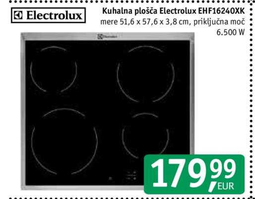 Kuhalna plošča Electrolux EHF16240XK