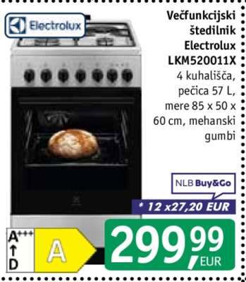 Večfunkcijski štedilnik Electrolux LKM520011X