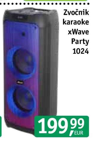 Zvočnik karaoke xWave Party 1024