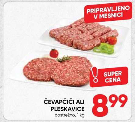 Čevapčiči ali Pleskavice