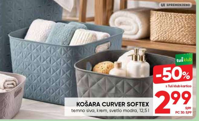 KOŠARA CURVER SOFTEX
