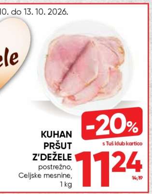Kuhan pršut Z'dežele